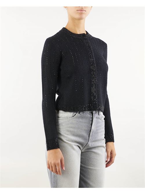 Cardigan slim con strass Penny Black PENNY BLACK | Cardigan | USSURI3